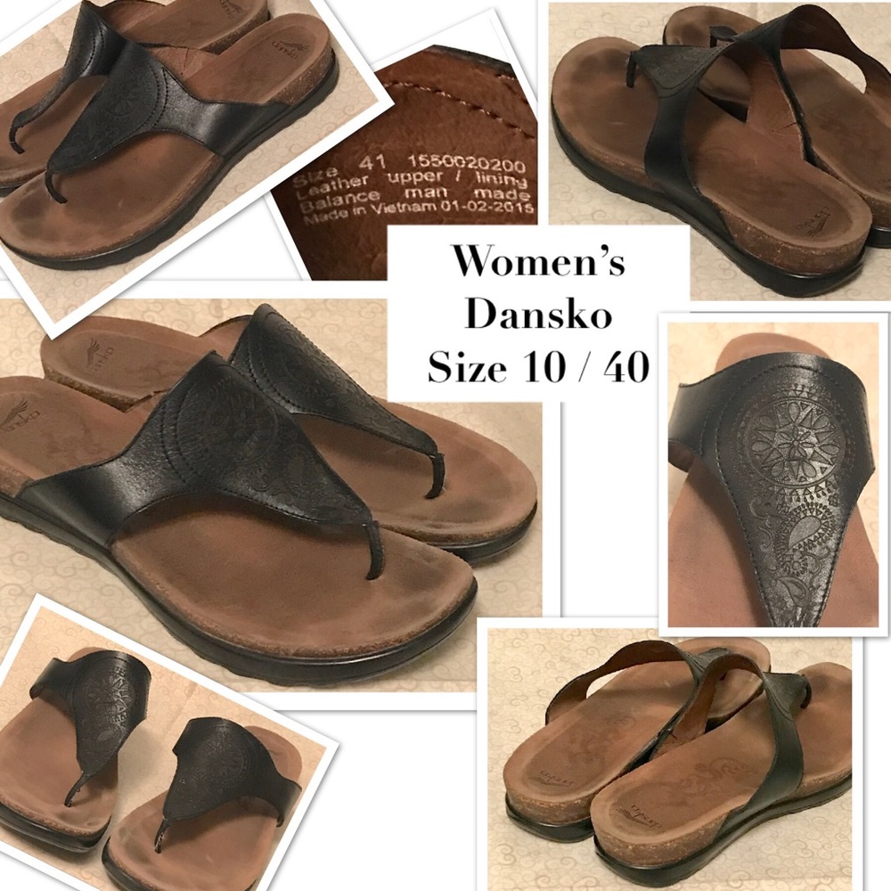 Dansko Sandals size 41 - fits US size 10 perfect.